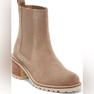 Seychelles leather and suede Chelsea boot worn once, purchased from Garnet Hill.